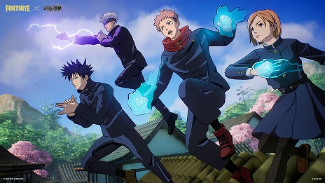 画像ギャラリー No.001のサムネイル画像 / 「フォートナイト」，アニメ「呪術廻戦」とのコラボを8月8日17：00にスタート。虎杖悠仁や五条 悟が登場のティザートレイラーが公開に