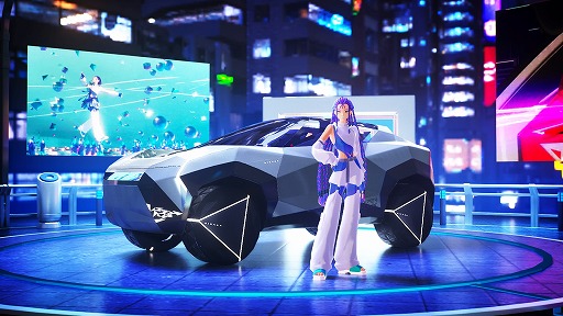 画像ギャラリー No.003のサムネイル画像 / 「フォートナイト」に日産が描く未来の世界「Electrify the World」が10月25日オープン。三石琴乃さんらを起用したコンセプトキャラが登場