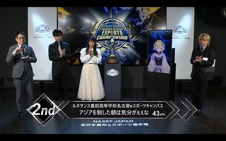画像ギャラリー No.006のサムネイル画像 / 「NASEF JAPAN 全日本高校eスポーツ選手権」フォートナイト部門の高校生日本一はルネサンス高等学校 池袋キャンパス/暗黒神ゴッドゼウス