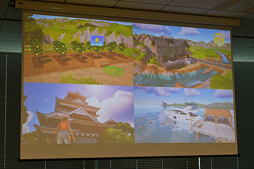 画像ギャラリー No.008のサムネイル画像 / 「熊本県 フォートナイト記者発表会」レポート。クリエイティブモードで制作された「くまモン島」で経営シミュレーションが楽しめる