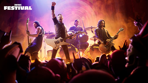 画像ギャラリー No.001のサムネイル画像 / 「フォートナイト」にバンド「METALLICA」が登場。ゲーム内コンサートを日本時間6月23日,24日の2日間にわたって開催