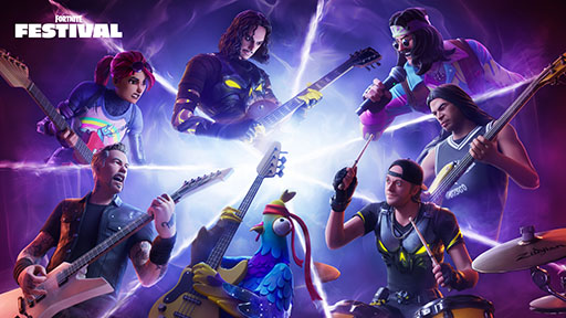 画像ギャラリー No.002のサムネイル画像 / 「フォートナイト」にバンド「METALLICA」が登場。ゲーム内コンサートを日本時間6月23日,24日の2日間にわたって開催