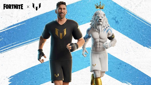 画像ギャラリー No.001のサムネイル画像 / 「フォートナイト」にサッカー界のレジェンド「リオネル・メッシ」選手が参戦。スキンやコスチューム2種,コラボバンドルを実装