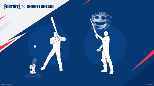 画像ギャラリー No.004のサムネイル画像 / 大谷翔平選手が「フォートナイト」に初登場。MLB TOKYOシリーズに合わせ,3月18日からコスチュームやアクセサリーを配信予定