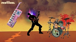 画像ギャラリー No.003のサムネイル画像 / 「Fortnite Festival」シーズン10のアイコンにバーチャルバンド「Gorillaz」を起用。ヌードル，2D，ラッセル，マードックのコスチュームが登場