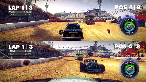 画像ギャラリー No.004のサムネイル画像 / 「DiRT Showdown」の最新情報公開。ただ当てればいいってものじゃない，ライバル車に与えるダメージについて