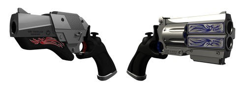 画像ギャラリー No.027のサムネイル画像 / これが空飛ぶ二丁拳銃「ガンスリンガー ストラトス」。メディア向け体験会で見たその片鱗を，ムービー付きで紹介