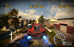 画像ギャラリー No.009のサムネイル画像 / ドライバーが華麗に宙を舞う「Flatout 3: Chaos & Destruction」を紹介する,今週の「海外ゲーム四天王」だ