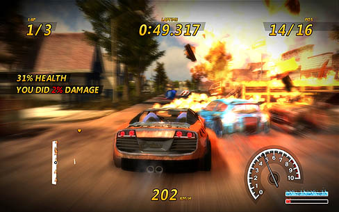 画像ギャラリー No.018のサムネイル画像 / ドライバーが華麗に宙を舞う「Flatout 3: Chaos & Destruction」を紹介する,今週の「海外ゲーム四天王」だ
