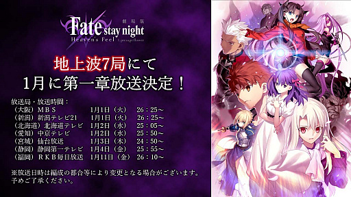 画像ギャラリー No.005のサムネイル画像 / 劇場版「Fate/stay night [Heaven's Feel]」II.lost butterfly，予告映像が解禁