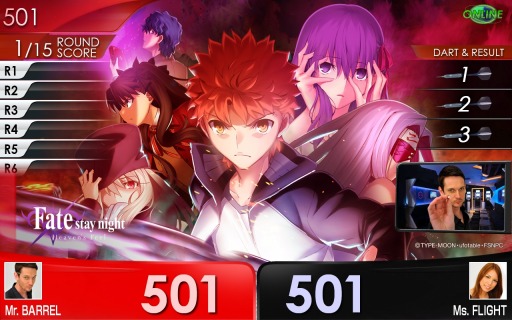 画像ギャラリー No.002のサムネイル画像 / 劇場版「Fate/stay night [HF] II.lost butterfly」，「DARTSLIVE」とのコラボキャンペーン実施