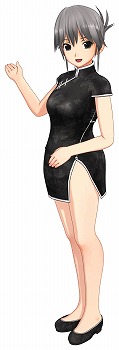 画像ギャラリー No.001のサムネイル画像 / 「マージャン★ドリームクラブ」，慣れない水着姿に恥ずかしがっている？ “受付さん”も凝視できる「ギャラリーモード」などの概要が公開に