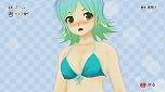 画像ギャラリー No.016のサムネイル画像 / 「マージャン★ドリームクラブ」，慣れない水着姿に恥ずかしがっている？ “受付さん”も凝視できる「ギャラリーモード」などの概要が公開に