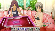 画像ギャラリー No.076のサムネイル画像 / 「マージャン★ドリームクラブ」，慣れない水着姿に恥ずかしがっている？ “受付さん”も凝視できる「ギャラリーモード」などの概要が公開に