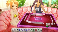 画像ギャラリー No.077のサムネイル画像 / 「マージャン★ドリームクラブ」，慣れない水着姿に恥ずかしがっている？ “受付さん”も凝視できる「ギャラリーモード」などの概要が公開に