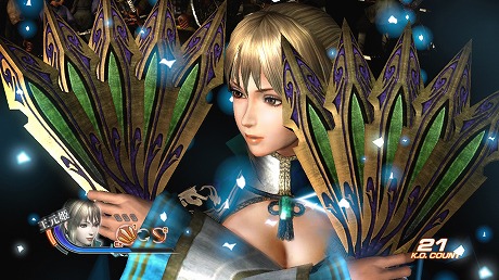 画像ギャラリー No.004のサムネイル画像 / 「真・三國無双6 with 猛将伝」のスクリーンショットが公開。4つのモードが並ぶメニュー画面や，王元姫の“無双乱舞”シーンに注目 