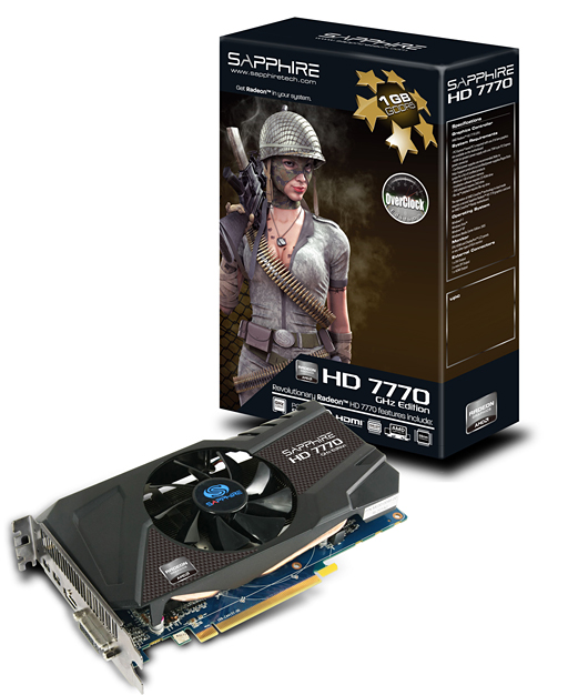 画像ギャラリー No.004のサムネイル画像 / OCモデルなどSapphire製のHD 7770&HD 7750カード計3製品が登場