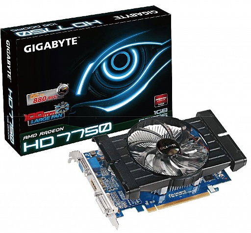 画像ギャラリー No.001のサムネイル画像 / 100mm角ファン搭載のGIGA-BYTE製HD 7770&HD 7750カードが登場