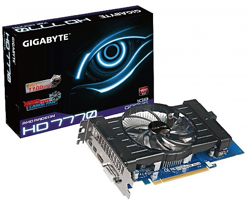 画像ギャラリー No.002のサムネイル画像 / 100mm角ファン搭載のGIGA-BYTE製HD 7770&HD 7750カードが登場