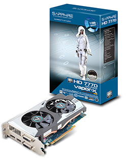 画像ギャラリー No.002のサムネイル画像 / 「VAPOR-X」クーラー採用でOC仕様のSapphire製HD 7770搭載カード発売