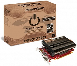 画像ギャラリー No.001のサムネイル画像 / ファンレス仕様のHD 7750搭載カードがPowerColorブランドから登場