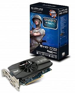 画像ギャラリー No.002のサムネイル画像 / DVI×2とHDMI−DVIで3画面出力が可能なSapphire製HD 7770カード