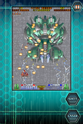 画像ギャラリー No.012のサムネイル画像 / iPhone/iPod Touch版「RAYFORCE」が本日配信。「ロックオンレーザー」で敵を一掃し，ハイスコアの更新を目指せ
