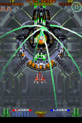 画像ギャラリー No.014のサムネイル画像 / iPhone/iPod Touch版「RAYFORCE」が本日配信。「ロックオンレーザー」で敵を一掃し，ハイスコアの更新を目指せ