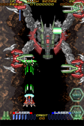 画像ギャラリー No.021のサムネイル画像 / iPhone/iPod Touch版「RAYFORCE」が本日配信。「ロックオンレーザー」で敵を一掃し，ハイスコアの更新を目指せ