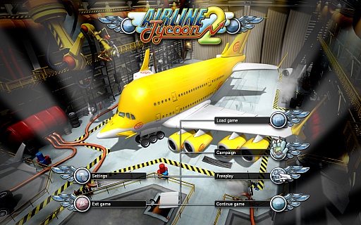 画像ギャラリー No.001のサムネイル画像 / 「Airline Tycoon 2」のデモ版をUp。飛行機を買って,乗員を雇い,空路を広げ,目指せ,世界一の航空王