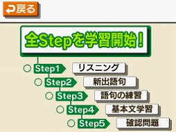画像ギャラリー No.007のサムネイル画像 / 中学校英語教科書「NEW HORIZON」準拠のNDS用学習ソフトが登場
