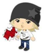 画像ギャラリー No.011のサムネイル画像 / 「アメーバピグ」,CAPCOMエリアにて逆転裁判5の無料アイテムが配布