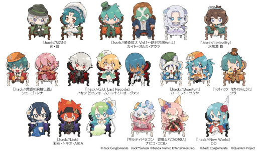 画像ギャラリー No.017のサムネイル画像 / 「.hack」シリーズ，歴代メインキャラのデフォルメイラストを使った新グッズの予約受付を開始。20周年記念画集Vol.2の表紙イラストも公開