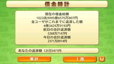 画像ギャラリー No.008のサムネイル画像 / iOS向けアプリ「人生ゲーム2012」の配信が本日スタート。完全版には“プレイヤーみんなで日本の借金を返す”をテーマとしたソーシャル機能を実装