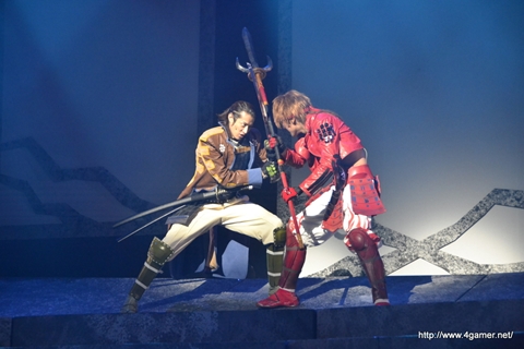 画像ギャラリー No.048のサムネイル画像 / 舞台「戦国BASARA3 -瀬戸内響嵐-」ゲネプロを写真たっぷりのレポートでお届け。陰謀渦巻く瀬戸内に，剣戟とザビー教の嵐が吹き荒れる!?