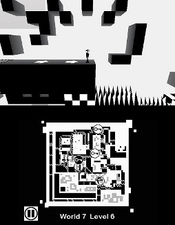 画像ギャラリー No.004のサムネイル画像 / 「SHIFTING WORLD 白と黒の迷宮」の公式サイトで「次元のかぎ」を使用してパズルを解くプレイ動画を公開
