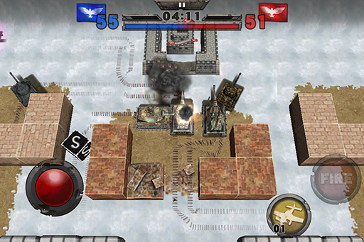 画像ギャラリー No.007のサムネイル画像 / iOS向けに「BATTLE CITY BLITZ」の配信がスタート。懐かしの「バトルシティー」がグラフィックスを刷新して登場
