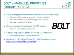 画像ギャラリー No.004のサムネイル画像 / AMD,GPUとCPUで同じプログラムが動く「HSA」の最新動向を公表。Javaへの対応計画も明らかに