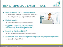 画像ギャラリー No.005のサムネイル画像 / AMD,GPUとCPUで同じプログラムが動く「HSA」の最新動向を公表。Javaへの対応計画も明らかに