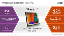 画像ギャラリー No.003のサムネイル画像 / ［CES 2014］AMDは正式発表直前のKaveriを強烈アピール。2014年は飛躍の年になるか？
