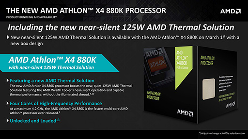 画像ギャラリー No.006のサムネイル画像 / AMD,定格クロックが4GHzを超えた新APU「A10-7890K」など,デスクトップPC向けの新プロセッサを発表