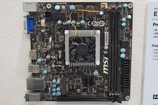 画像ギャラリー No.003のサムネイル画像 / ［COMPUTEX］Kabini搭載のMini-ITXに，Haswell搭載NUC。小型PCにまつわる2題