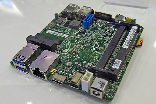 画像ギャラリー No.006のサムネイル画像 / ［COMPUTEX］Kabini搭載のMini-ITXに，Haswell搭載NUC。小型PCにまつわる2題