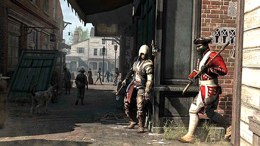 画像ギャラリー No.001のサムネイル画像 / 「Assassin's Creed III」の解説付き最新ムービーが公開。走りながら敵を葬り去る主人公の滑らかな動きに注目