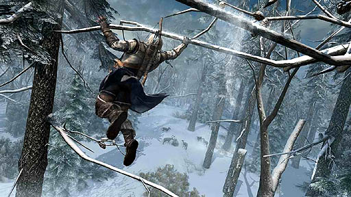 画像ギャラリー No.002のサムネイル画像 / 「Assassin's Creed III」の解説付き最新ムービーが公開。走りながら敵を葬り去る主人公の滑らかな動きに注目