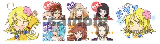 画像ギャラリー No.001のサムネイル画像 / 「シャイニング・フォース クロス」シリーズのLINEスタンプが登場。全40種を収録