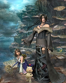 画像ギャラリー No.028のサムネイル画像 / 「FINAL FANTASY X/X-2 HD Remaster」，登場キャラクターのイメージCGが明らかに。聖なる泉のHD版ビジュアルも公開