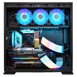画像ギャラリー No.002のサムネイル画像 / サイコム,ASUSのLED機能対応で内部が派手に光るゲームPCを発売