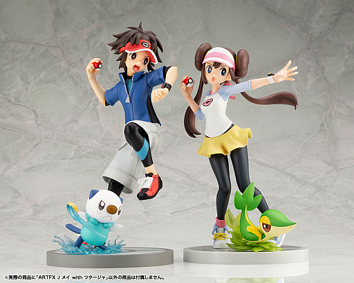 画像ギャラリー No.016のサムネイル画像 / コトブキヤ,「ポケットモンスターブラック2・ホワイト2」の主人公メイを立体化した“ARTFX J メイ with ツタージャ”の再販を発表