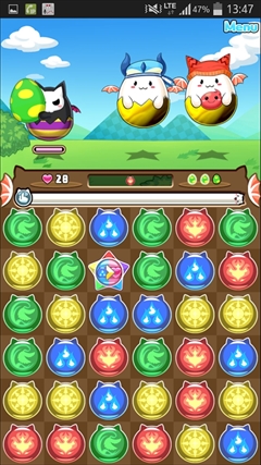 画像ギャラリー No.016のサムネイル画像 / 「パズル＆ドラゴンズ」の「パズドラW」モードを遊んでみた。本編よりもパズルが簡単爽快で，たまドラのアバター着せ替えも楽しい